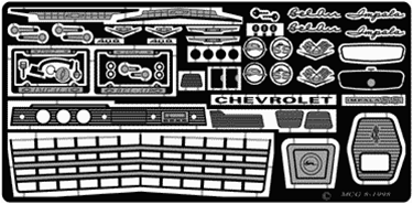 1962 Impala SS Detail Set for AMT kits
