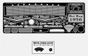 1956 Chevy Del Ray Detail set for 1/25 Revell kits