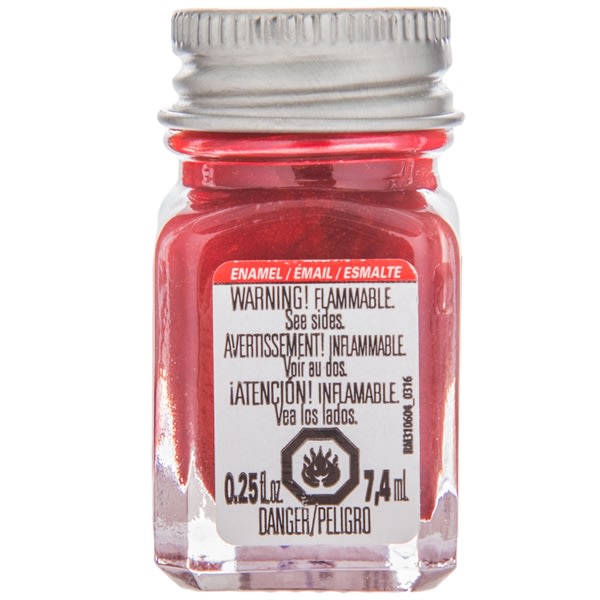 Stop Light Red Enamel (1/4 Oz Bottle)