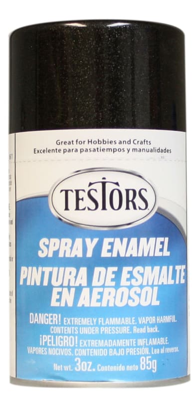 Black Metallic Spray Enamel (3 oz)