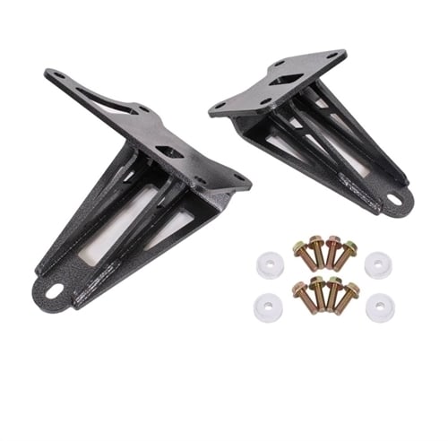 BMR Suspension Motor mount brackets Mustang 15-17 Black