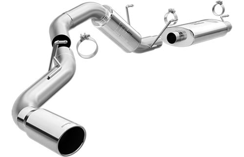 Magnaflow 4" Single Side Rear Exit Catback Exhaust 2014-2016 Ram 2500 6.4L Hemi