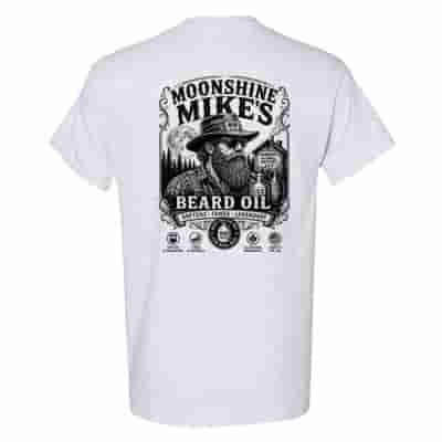 Moonshine Mikeâ€™s graphic t-shirt with outdoor inspired design and classic fit