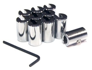 Chrome ReUsable Spoke Weights 10 pc. 1 oz. BULK