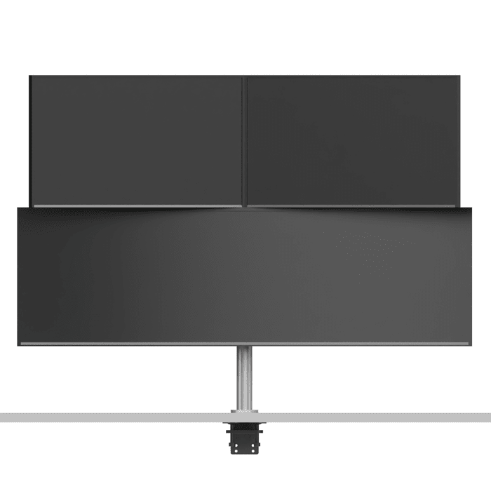 Triple Monitor Desk Mount