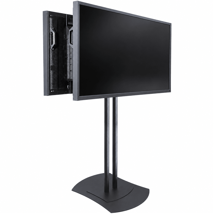 Back to Back Dual TV Floor Stand