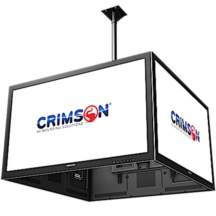 Quad Ceiling Mount for Displays up to 125 lb.