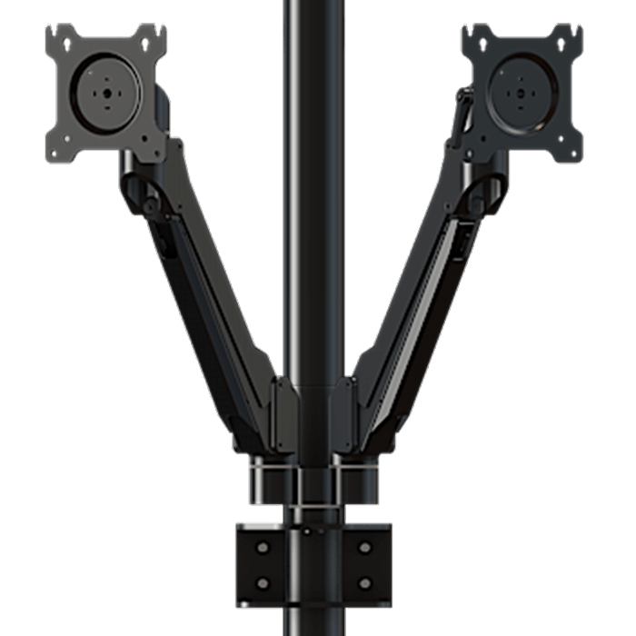 Dual Pole Mount for Monitors up to 30 lb.