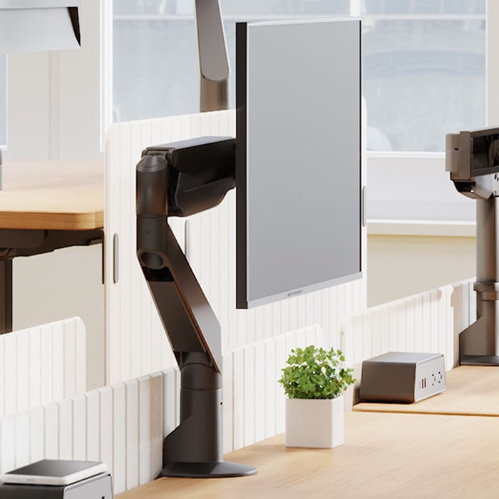 Height Adjustable Monitor Mount  for Flat Screens up to 32 inch