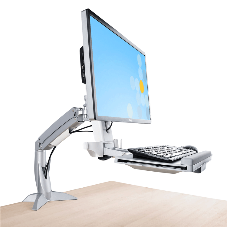 Desk Mount Sit Stand Workstation