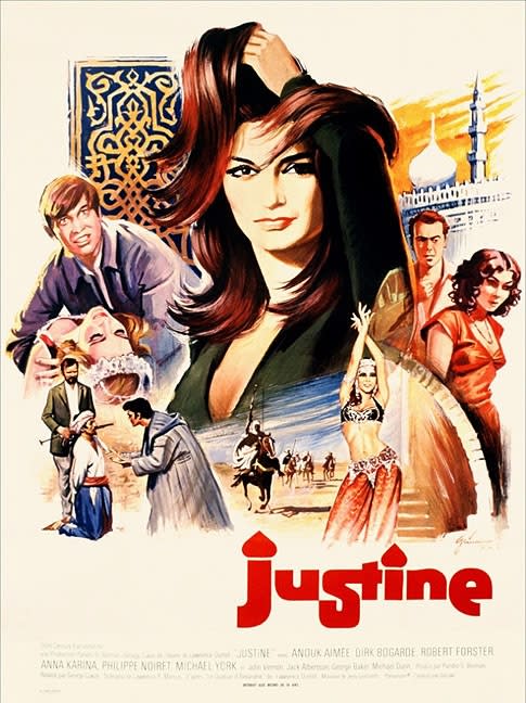 Justine (1969) George Cukor; Anouk Aimée, Anna Karina