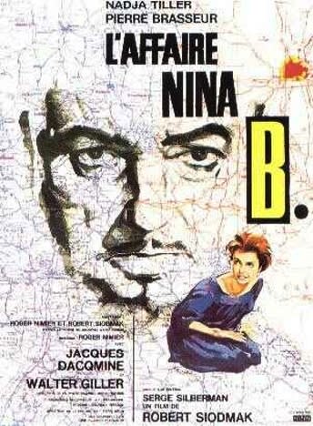L'affaire Nina B. (1961) Robert Siodmak; Nadja Tiller, Pierre Brasseur