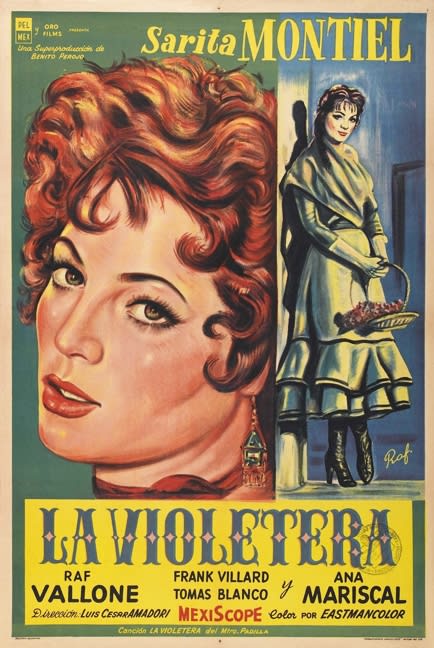 La Violetera (1958) Luis Cesar Amadori; Sara Montiel, Raf Vallone