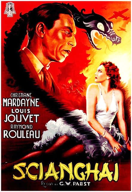 Le Drame de Shanghai (1938) G.W. Pabst; Louis Jouvet, Christiane Mardayne