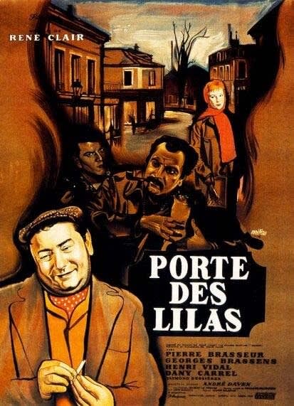 Porte des Lilas, The Gates of Paris, Gate of Lilacs, Quartiere dei lillÃ&nbsp;, Quartiere dei lilla, 1957, Rene Clair, RenÃ© Clair, Pierre Brasseur, Georges Brassens, Henri Vidal, DVD