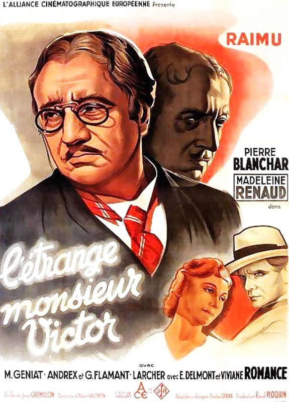 L'etrange Monsieur Victor (1938) Jean Gremillon; Raimu, Madeleine Renaud