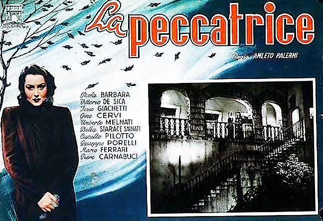 La Peccatrice (1940) Amleto Palermi; Paola Barbara, Vittorio De Sica