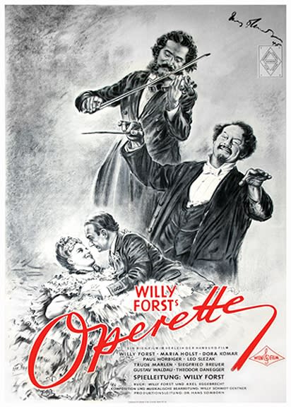 Operette (1940) Willi Forst, Maria Holst, Curd Jurgens