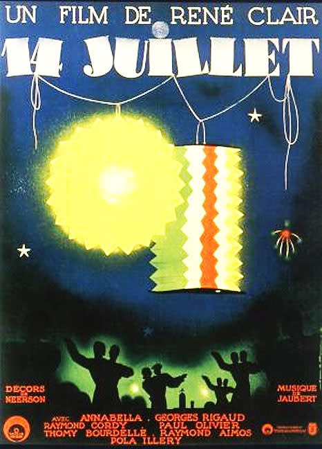 Quatorze Juillet (1932) Rene Clair; Annabella, Raymond Cordy