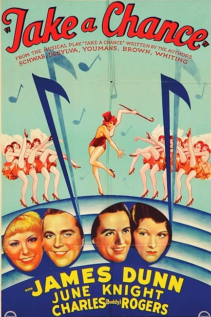 Take a Chance (1933) Pre-Code; James Dunn, Lillian Roth