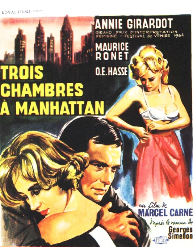 Trois Chambres a Manhattan (1965) Marcel Carne; Annie Girardot