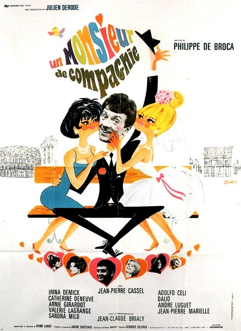Un Monsieur de Compagnie (1964) Jean-Pierre Cassel, Catherine Deneuve