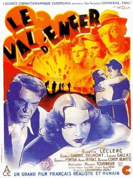 Le Val d'Enfer (1943) Maurice Tourneur; Ginette Leclerc, Nicole Chollet