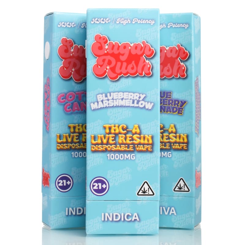 Sugar Rush 1g THCA Live Resin Disposable Vape