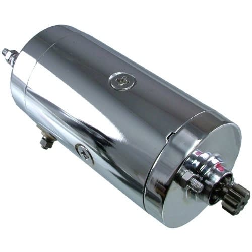 New Chrome Starter (1982-66) Harley-Davidson FL, XL Models 1000cc, 1200cc, 1340cc Motorcycles New Chrome Starter (1982-66) Harley-Davidson FL, XL Models 1000cc, 1200cc, 1340cc Motorcycles