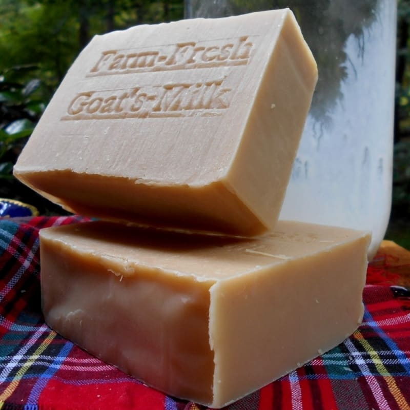 Artisan Handmade  Natural  Goats Milk Soap Bar  Local Farm Fresh all Natural Milk
