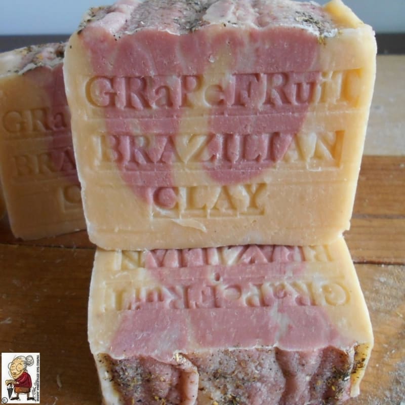 Handmade Artisan Citrus South African Grapefruit with Moroccan Red Clay and Tangerine Butter Soap Handmade Artisan Citrus South African Grapefruit with Moroccan Red Clay and Tangerine Butter Soap