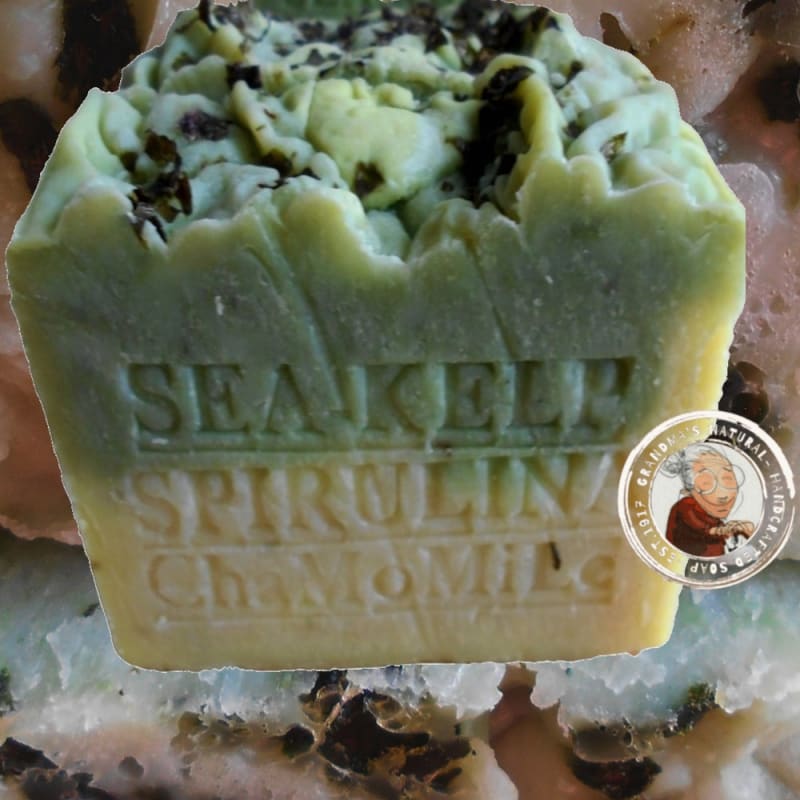 Aged Sea Kelp Moss Soap with Chamomile Herb Aged Sea Kelp Moss Soap with Chamomile Herb