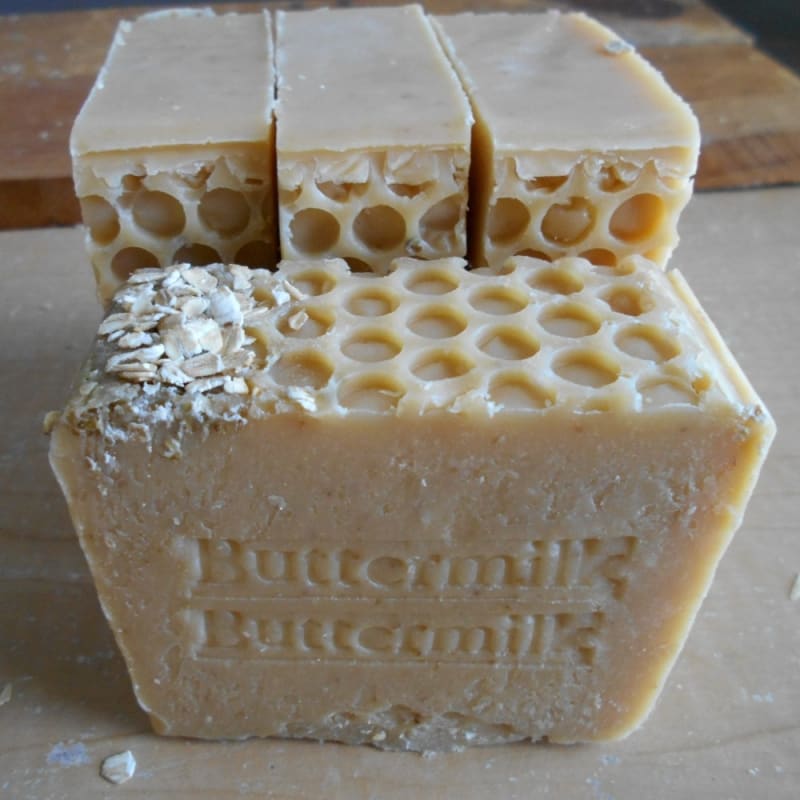 Handcrafted Soap Natural Skin Care made with fresh buttermilk honey and oatmeal, natural exfoliate Handcrafted Soap Natural Skin Care made with fresh buttermilk honey and oatmeal, natural exfoliate