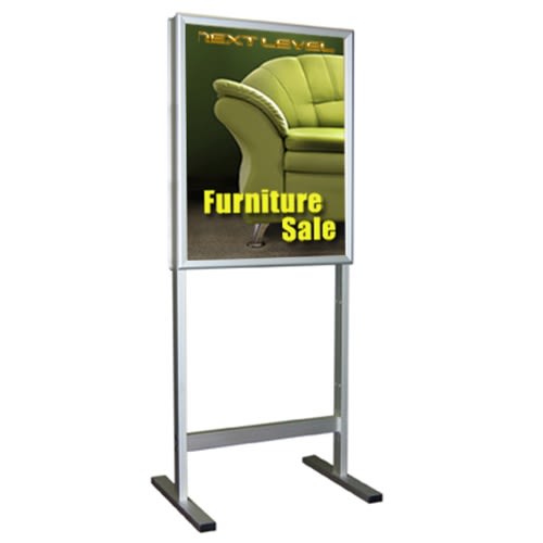 Postergrip Floor Stand - Snap Frame 22" X 28" rigid poster board with high-resolution print sku FS340