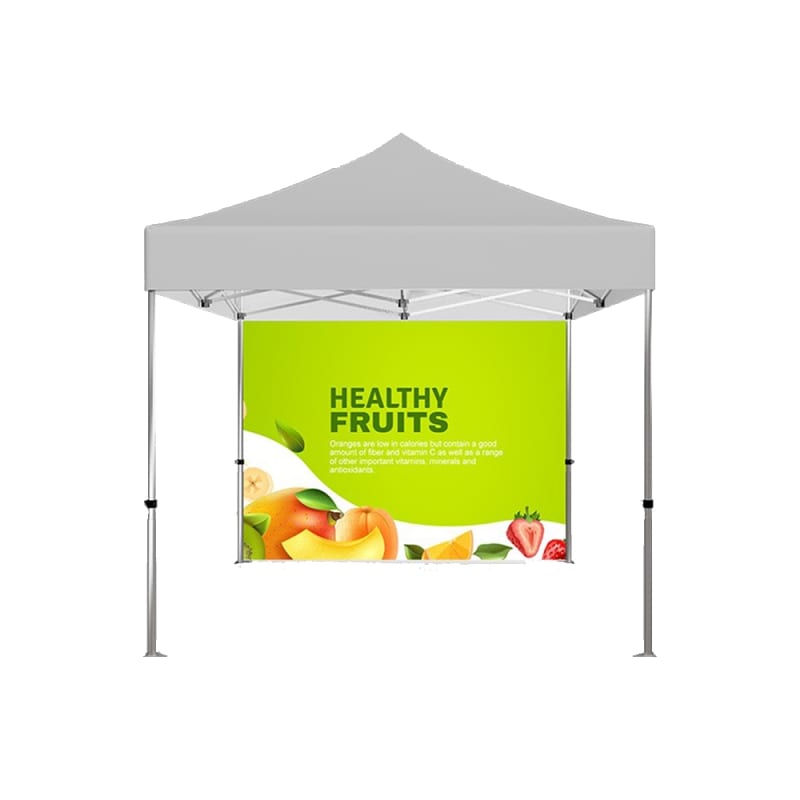 Tent Back Wall custom pop-up event canopy with printed roof sku tent1010bw