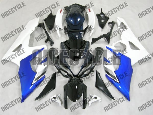 Suzuki GSX-R 1000 White/Blue OEM Style Fairings Suzuki GSX-R 1000 White/Blue OEM Style Fairings
