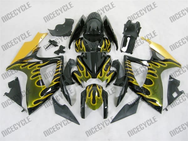 Yellow Blaze Suzuki GSX-R 600 750 Fairings Yellow Blaze Suzuki GSX-R 600 750 Fairings