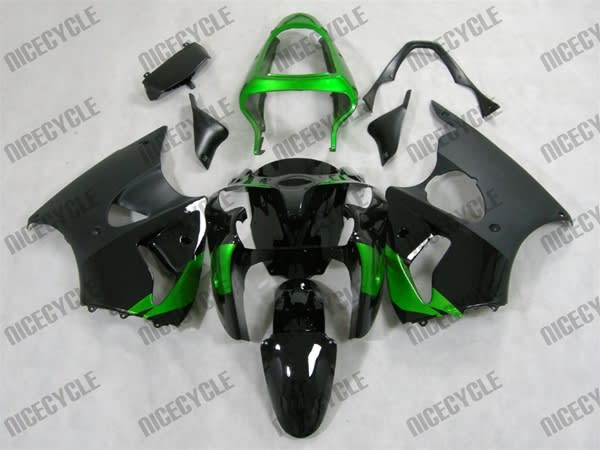 Kawasaki ZX6R Green with Matte Fairings Kawasaki ZX6R Green with Matte Fairings