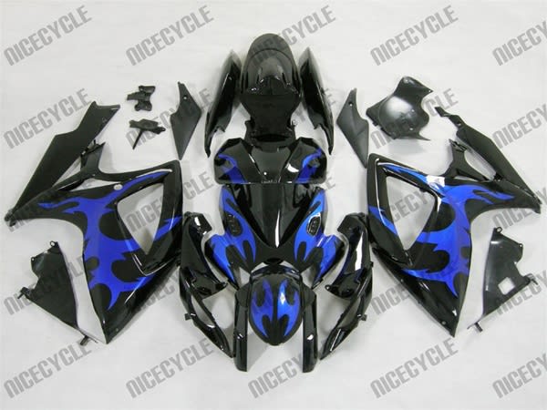 Tribal Blue Suzuki GSX-R 600 750 Fairings Tribal Blue Suzuki GSX-R 600 750 Fairings