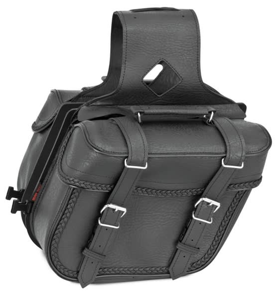 River Road Compact Slant Braided Saddlebags River Road Compact Slant Braided Saddlebags