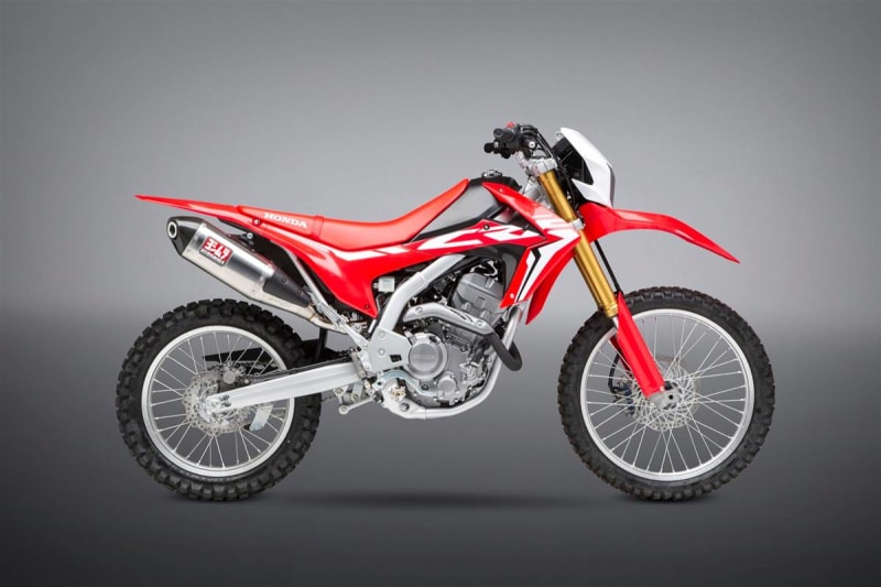Yoshimura Honda CRF250L (17-20) Race RS-4 Stainless Slip-On Exhaust, w/ Stainless Muffler