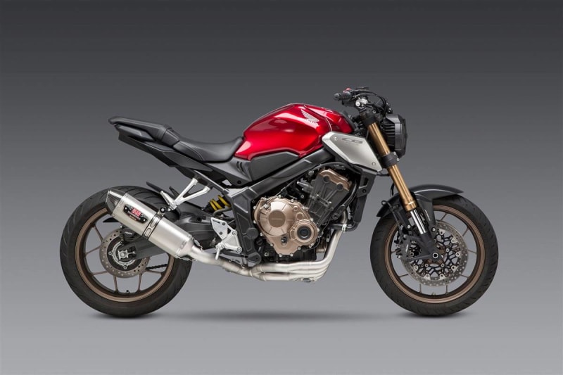 Yoshimura Honda CBR650R (19-23) Race R-77 Stainless Full Exhaust, w/ Stainless Muffler Yoshimura Honda CBR650R (19-23) Race R-77 Stainless Full Exhaust, w/ Stainless Muffler