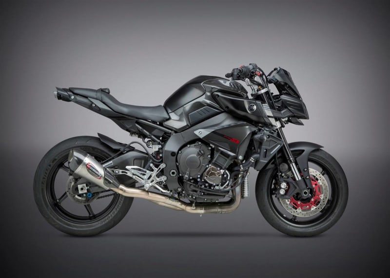 Yoshimura Yamaha FZ-10 (17-17) Race ALPHA T Stainless 3/4 Exhaust, w/ Stainless Muffler Yoshimura Yamaha FZ-10 (17-17) Race ALPHA T Stainless 3/4 Exhaust, w/ Stainless Muffler
