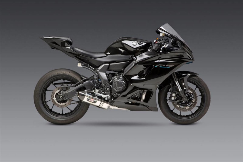 Yoshimura Yamaha MT-07 (15-24) Race R-77 Stainless Full Exhaust, w/ Stainless Muffler Yoshimura Yamaha MT-07 (15-24) Race R-77 Stainless Full Exhaust, w/ Stainless Muffler