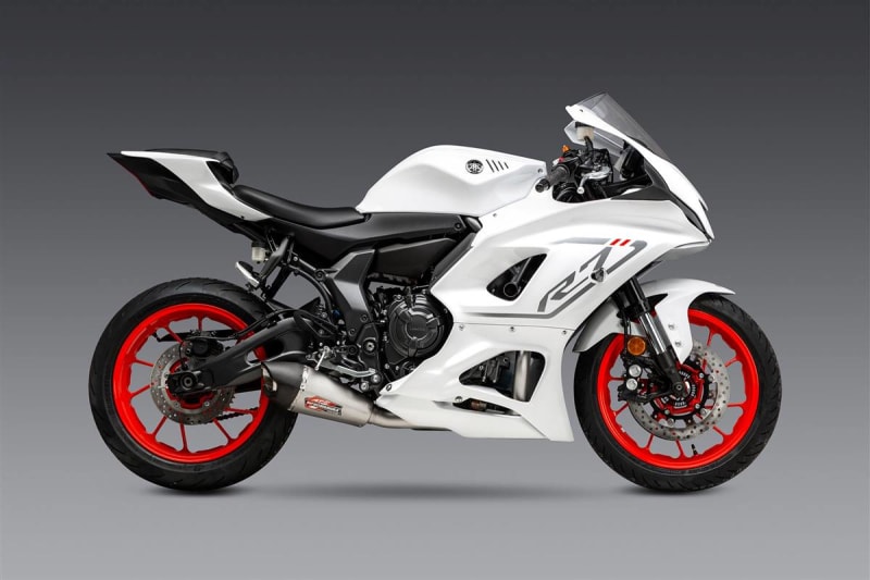 Yoshimura Yamaha YZF-R7 (22-24) Race AT2 Stainless Full Exhaust, w/ Stainless Muffler Yoshimura Yamaha YZF-R7 (22-24) Race AT2 Stainless Full Exhaust, w/ Stainless Muffler
