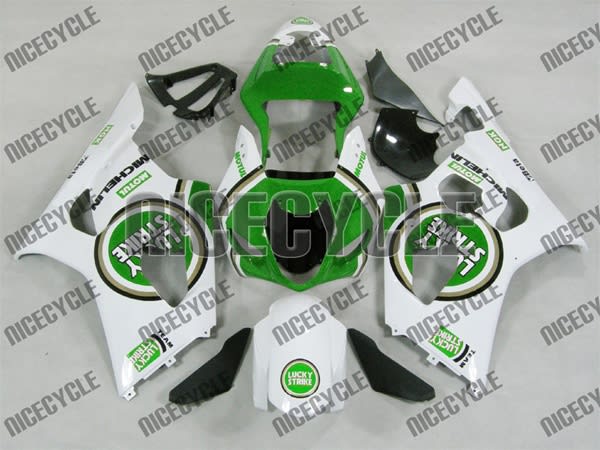 Suzuki GSX-R 1000 Green Lucky Strike Fairings