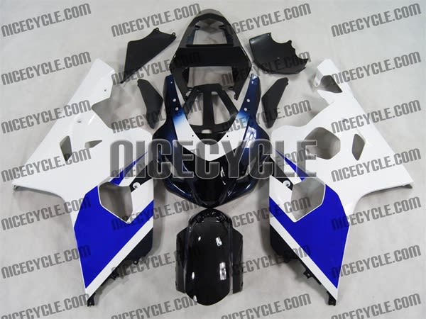 Blue/White Suzuki GSX-R 600 750 Fairings Blue/White Suzuki GSX-R 600 750 Fairings