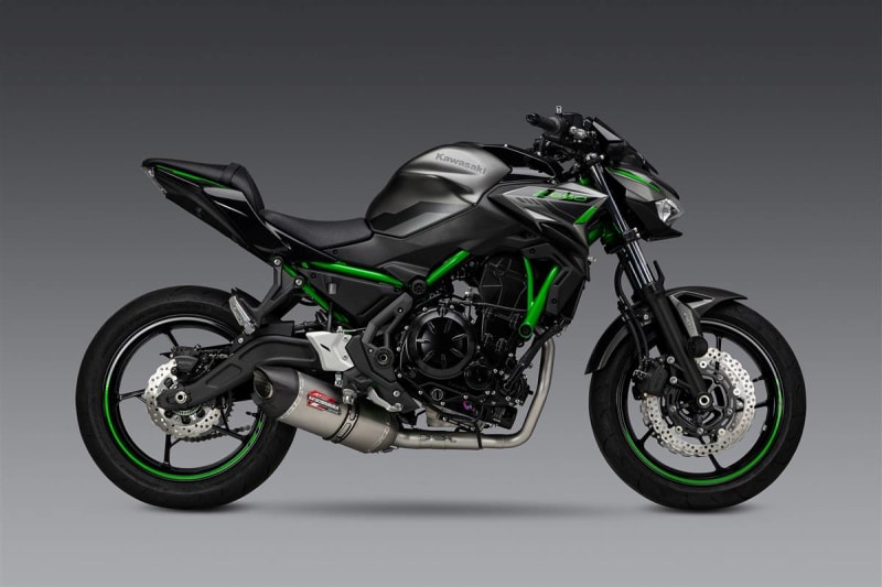 Yoshimura Kawasaki Z 650 (17-24) Race AT2 Stainless Full Exhaust, w/ Stainless Muffler Yoshimura Kawasaki Z 650 (17-24) Race AT2 Stainless Full Exhaust, w/ Stainless Muffler