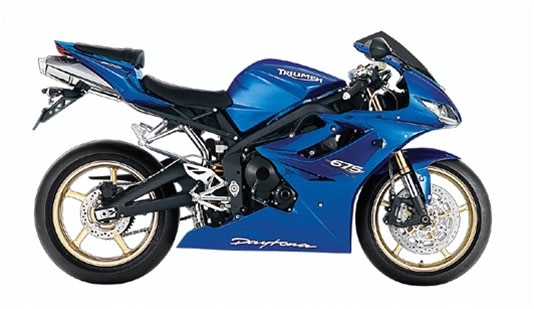 Metallic Blue Triumph Daytona 675 Fairing Metallic Blue Triumph Daytona 675 Fairing