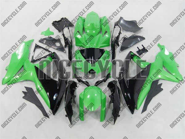 Suzuki GSX-R 600 750 Candy Green/Black Motorcycle Fairings Suzuki GSX-R 600 750 Candy Green/Black Motorcycle Fairings